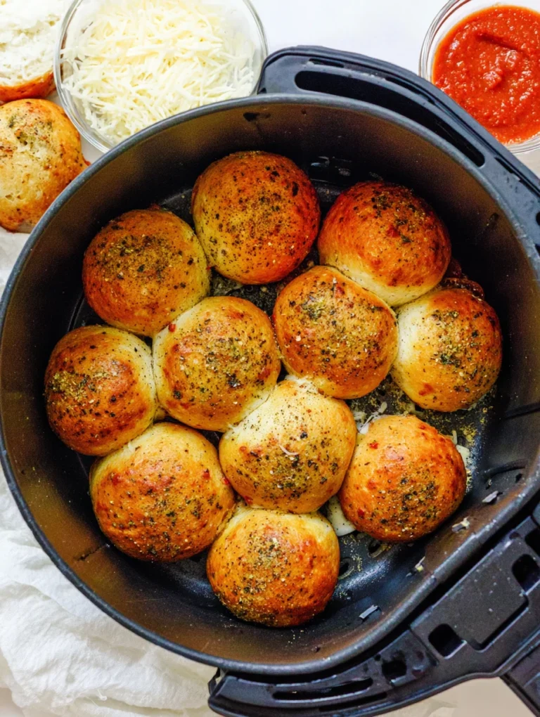 Air Fryer Pizza Bombs
