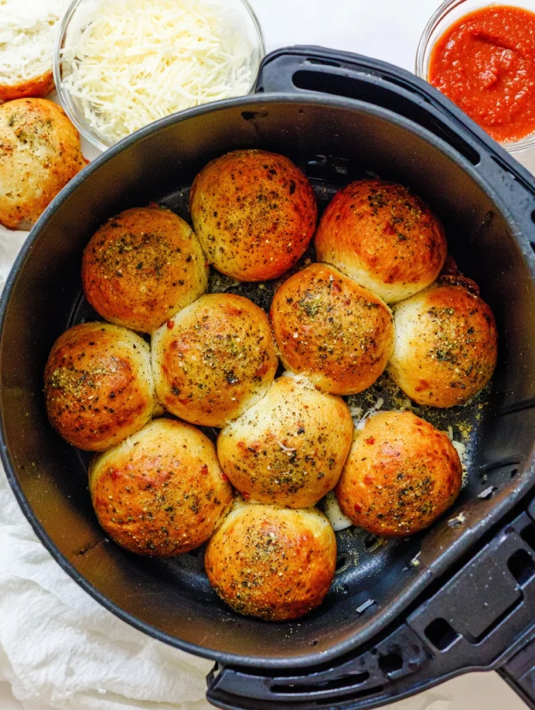 Air Fryer Pizza Bombs