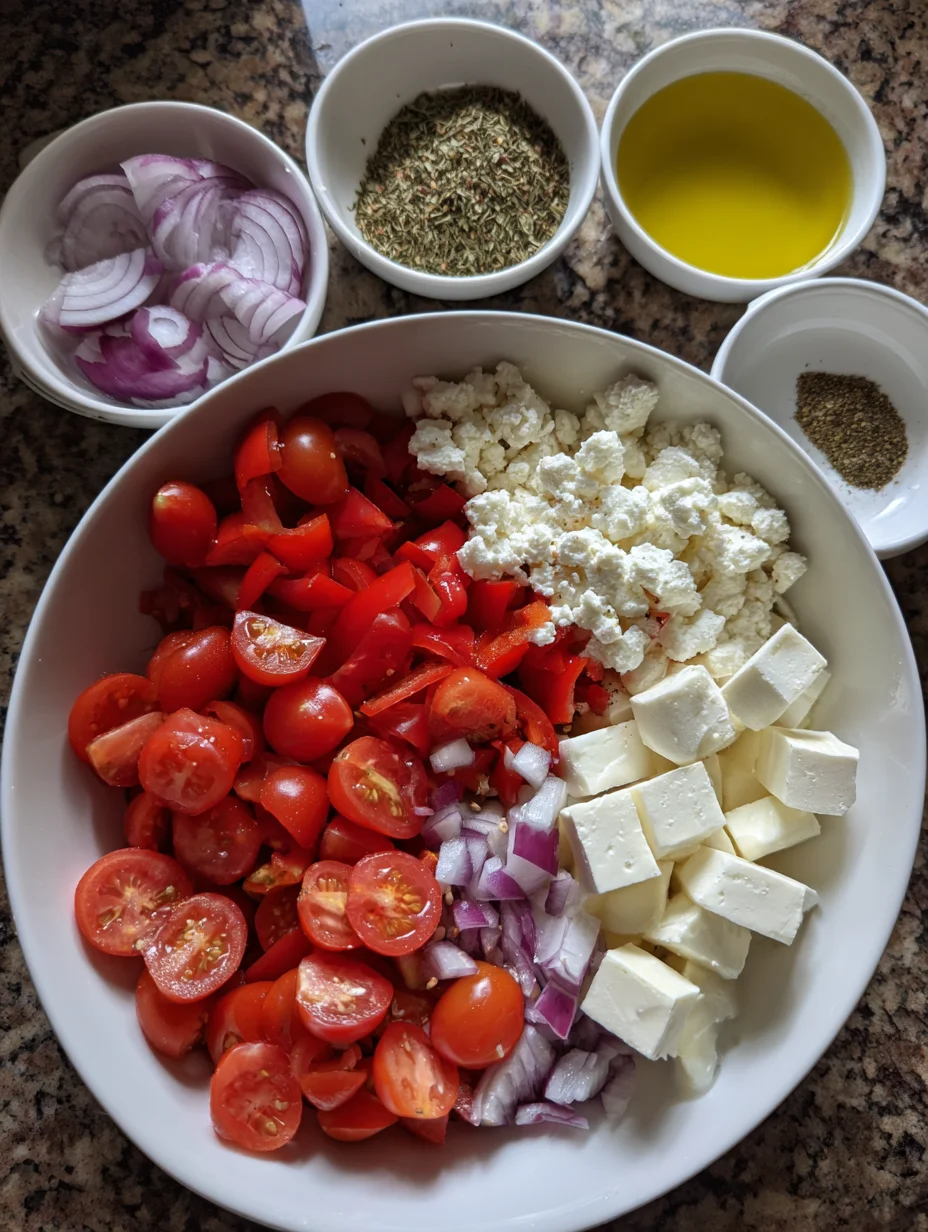 Baked Feta Eggs