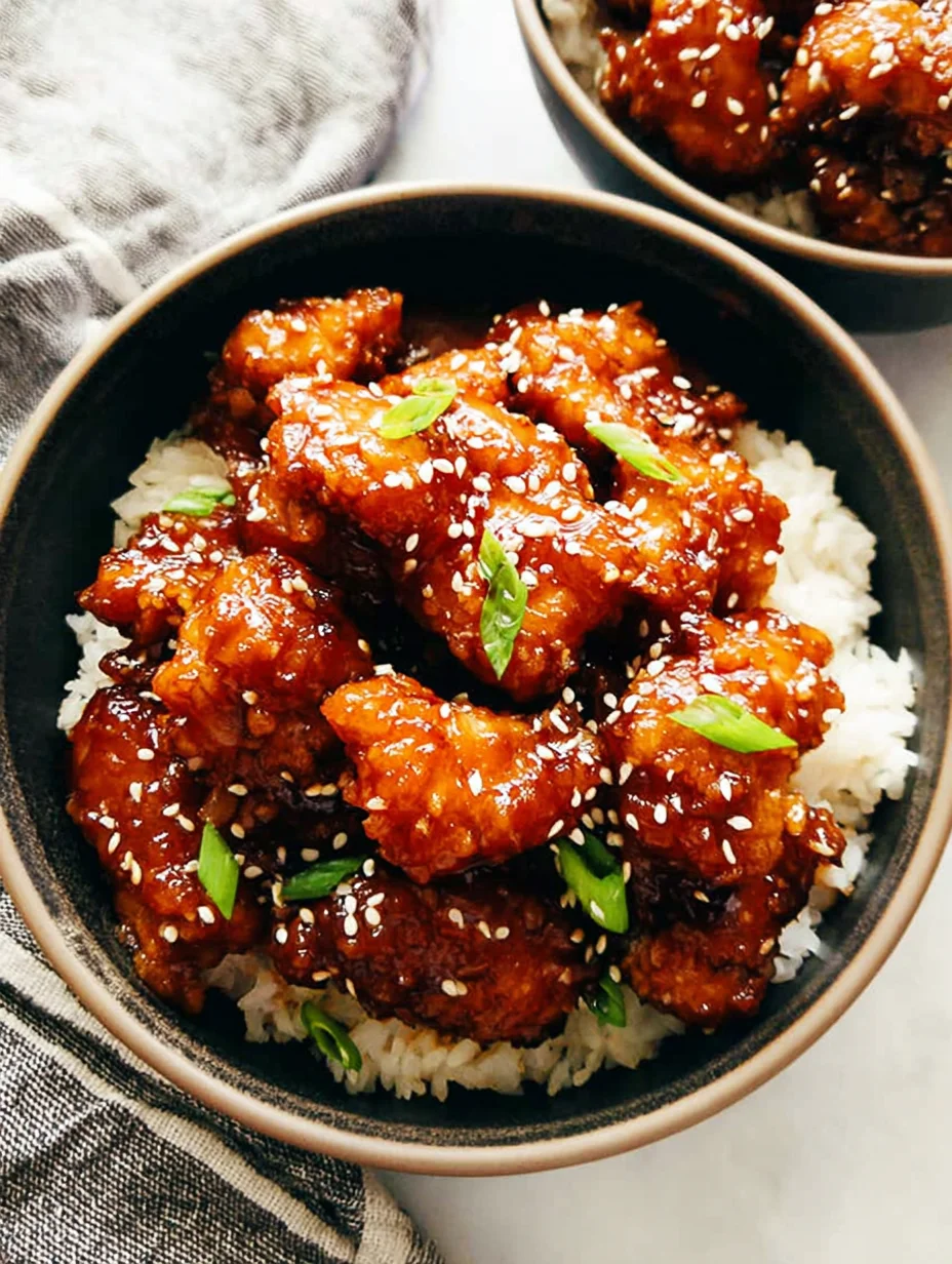 Baked Honey Sesame Chicken