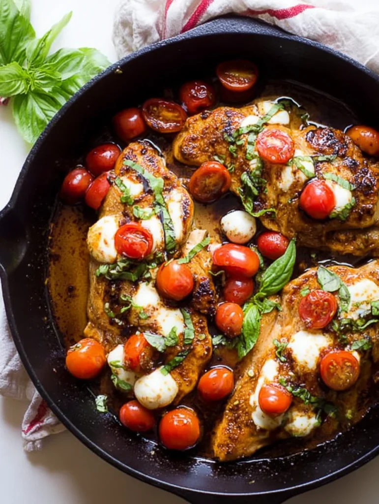 Balsamic Glazed One Pan Chicken