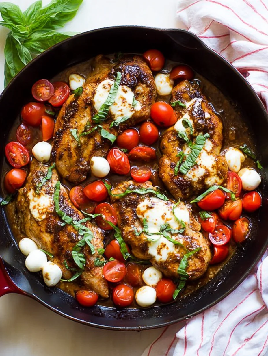 Balsamic Glazed One Pan Chicken