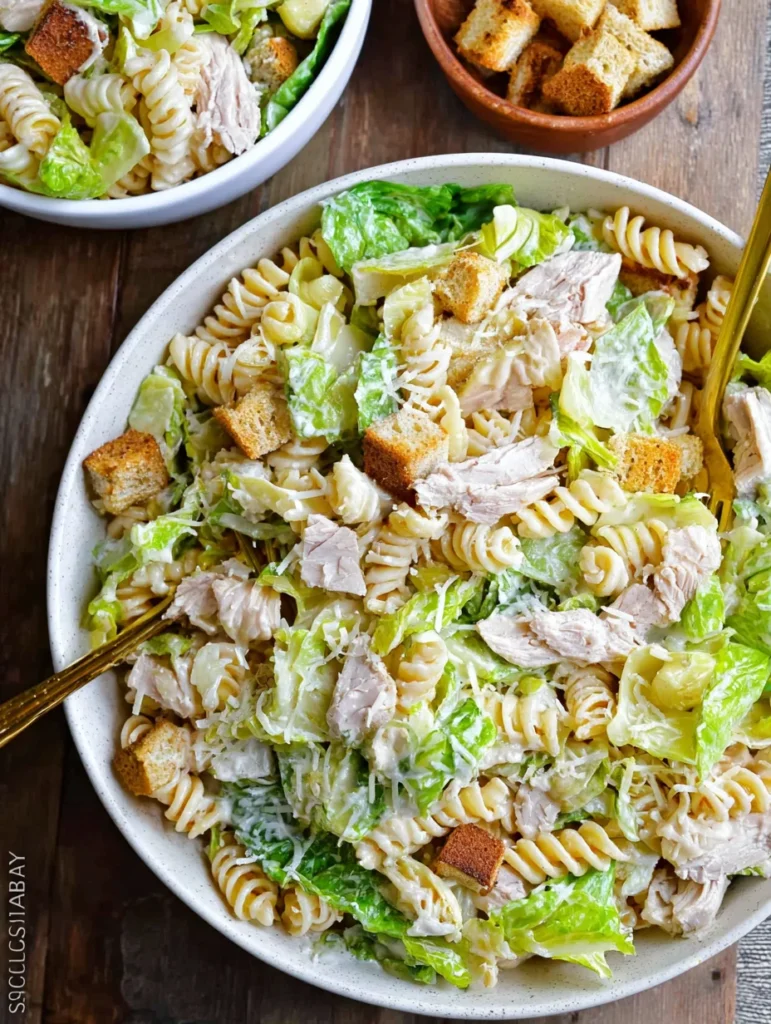 Chicken Caesar Pasta Salad