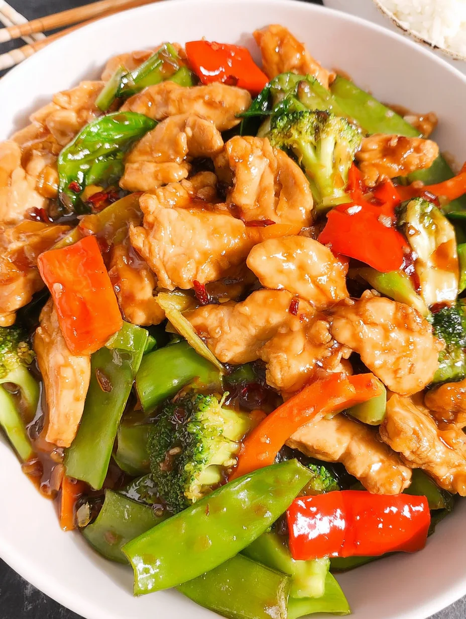 Chicken with Mixed Vegetable Stir Fry
