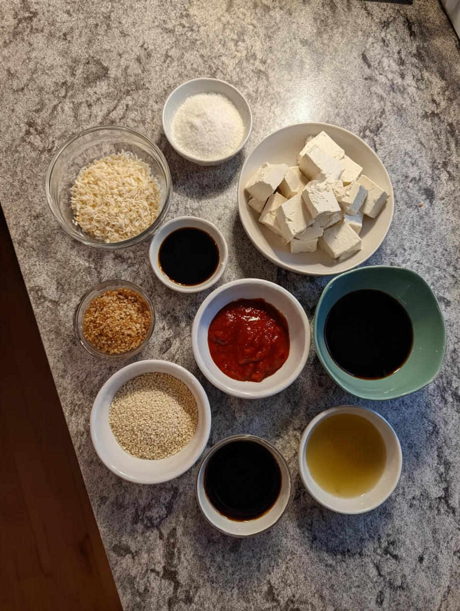 Crispy Gochujang Korean Tofu