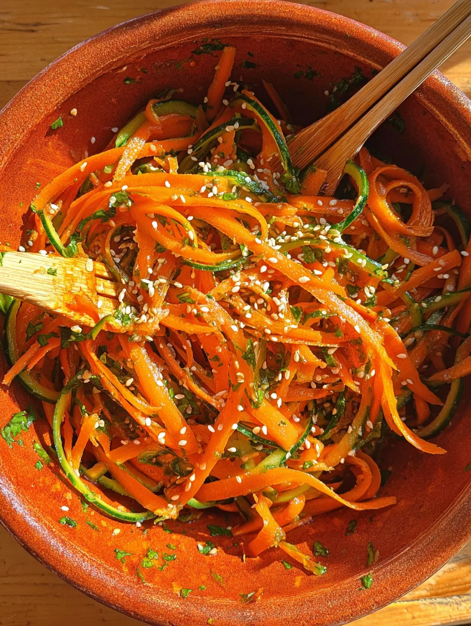 Cucumber Carrot Salad