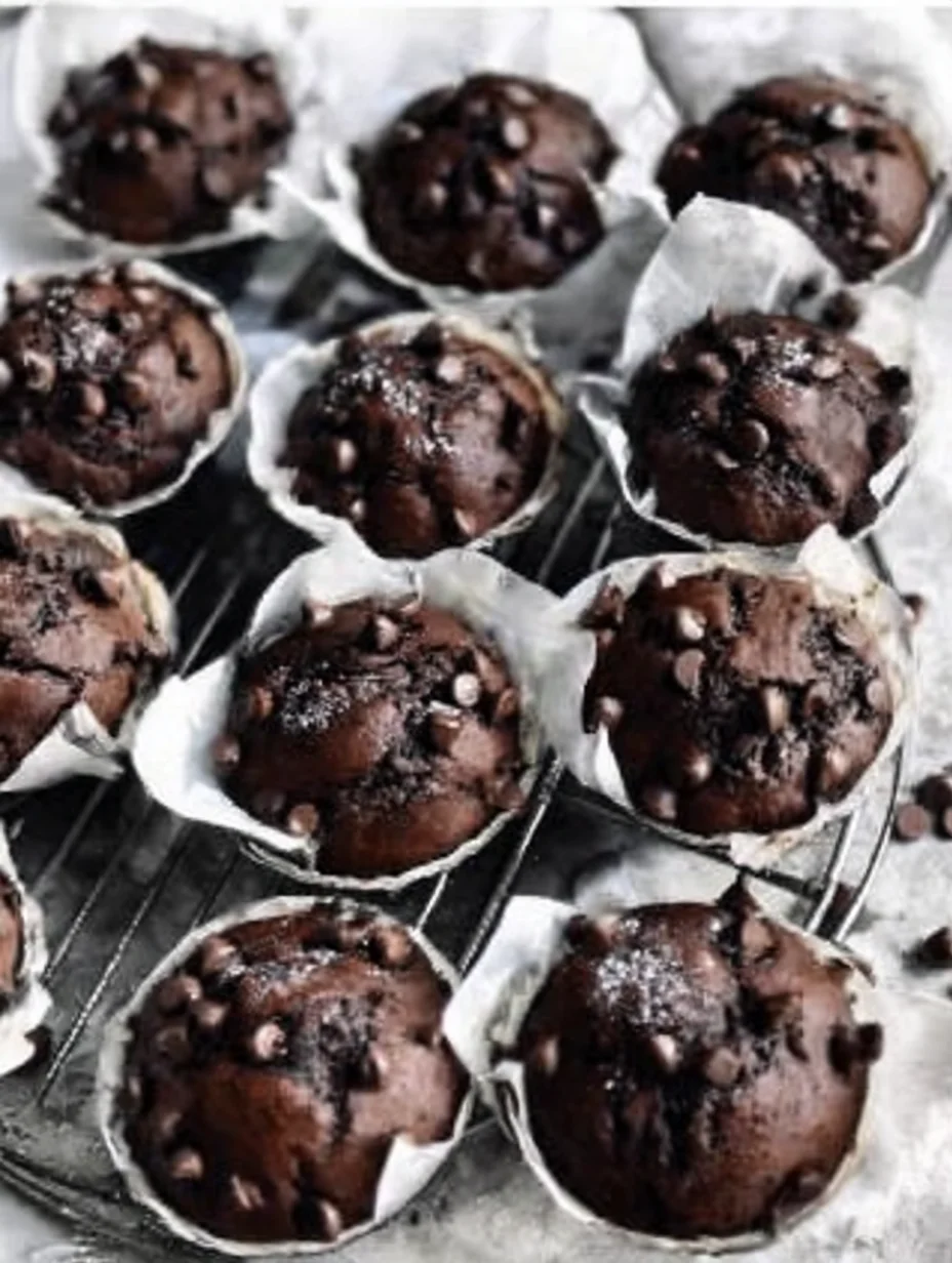 Double Chocolate Espresso Muffins