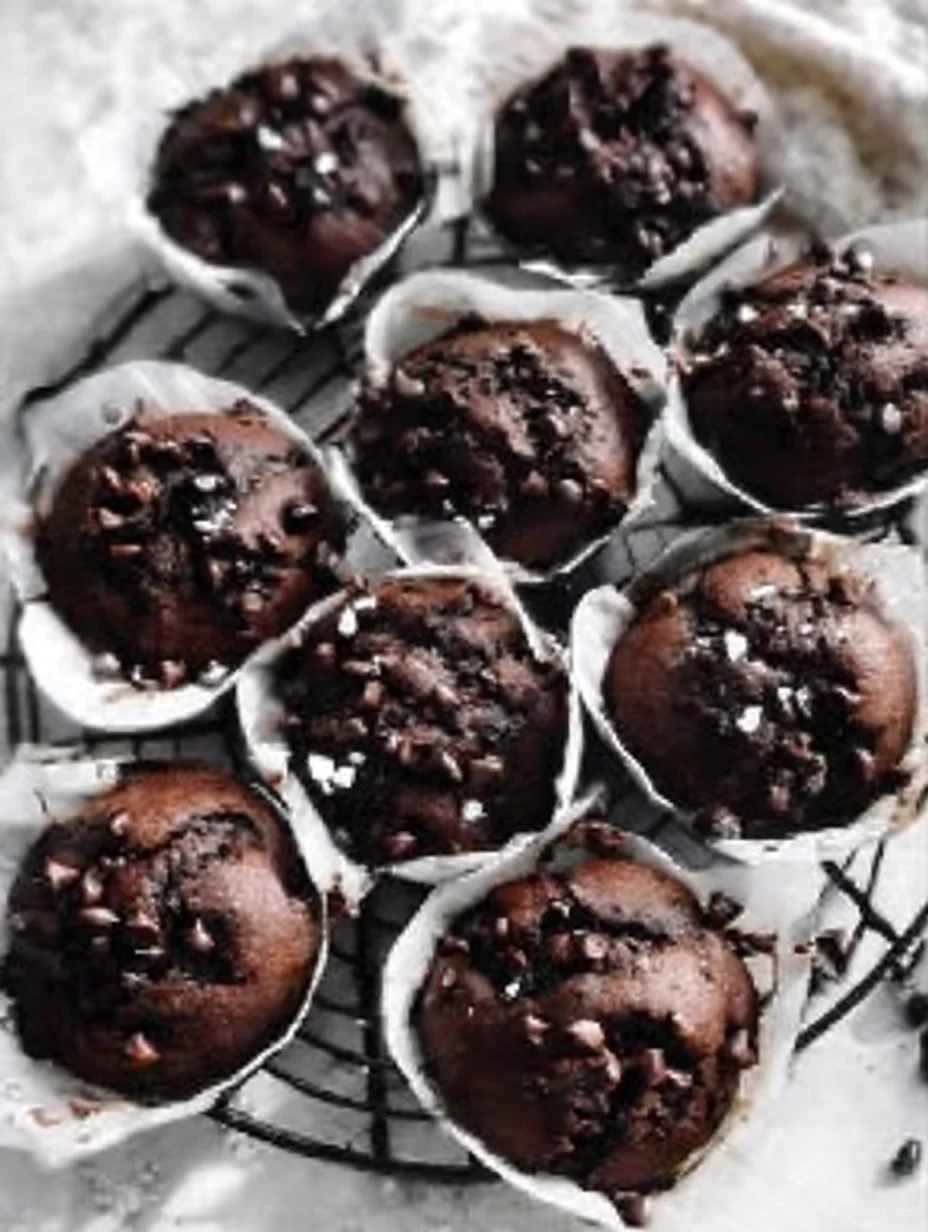 Double Chocolate Espresso Muffins