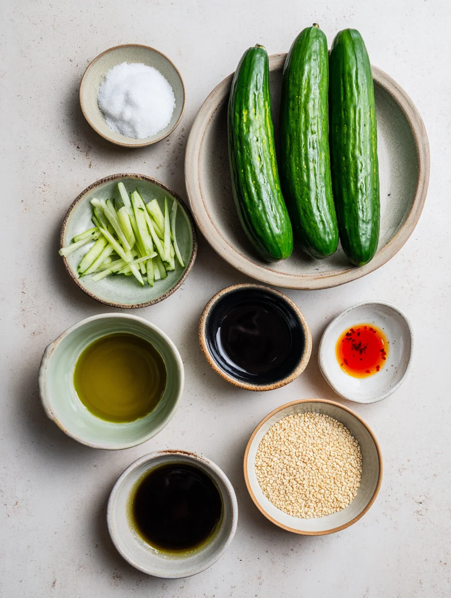 Easy Asian Cucumber Salad
