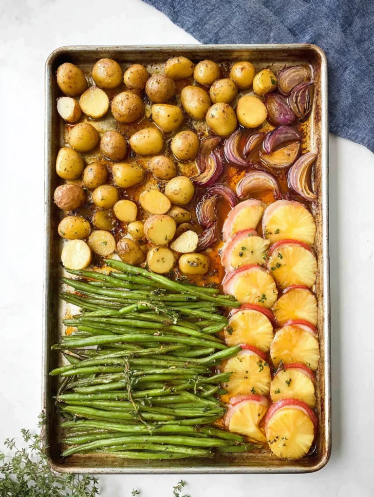 Easy Easter Dinner on a Sheet Pan