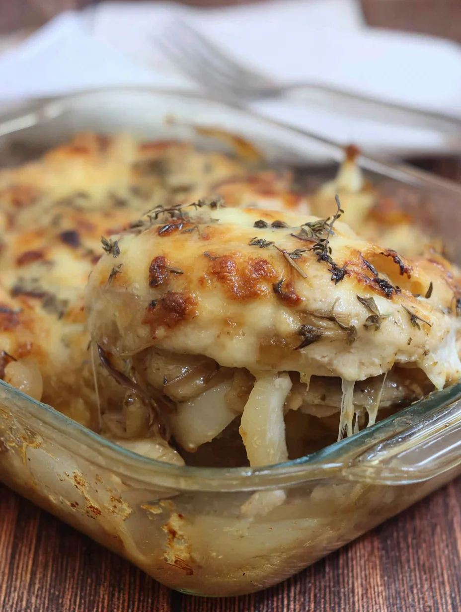 French Onion Chicken Bake