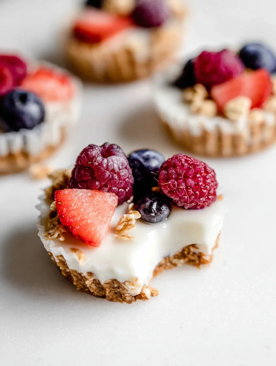Frozen Yogurt Granola Cups