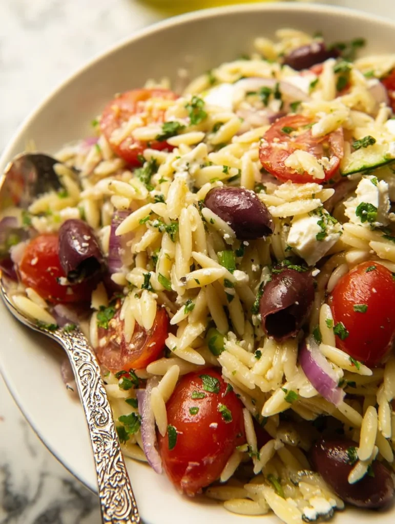 Greek Orzo Pasta Salad
