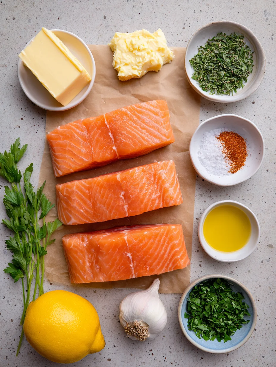 Honey Garlic Butter Baked Salmon