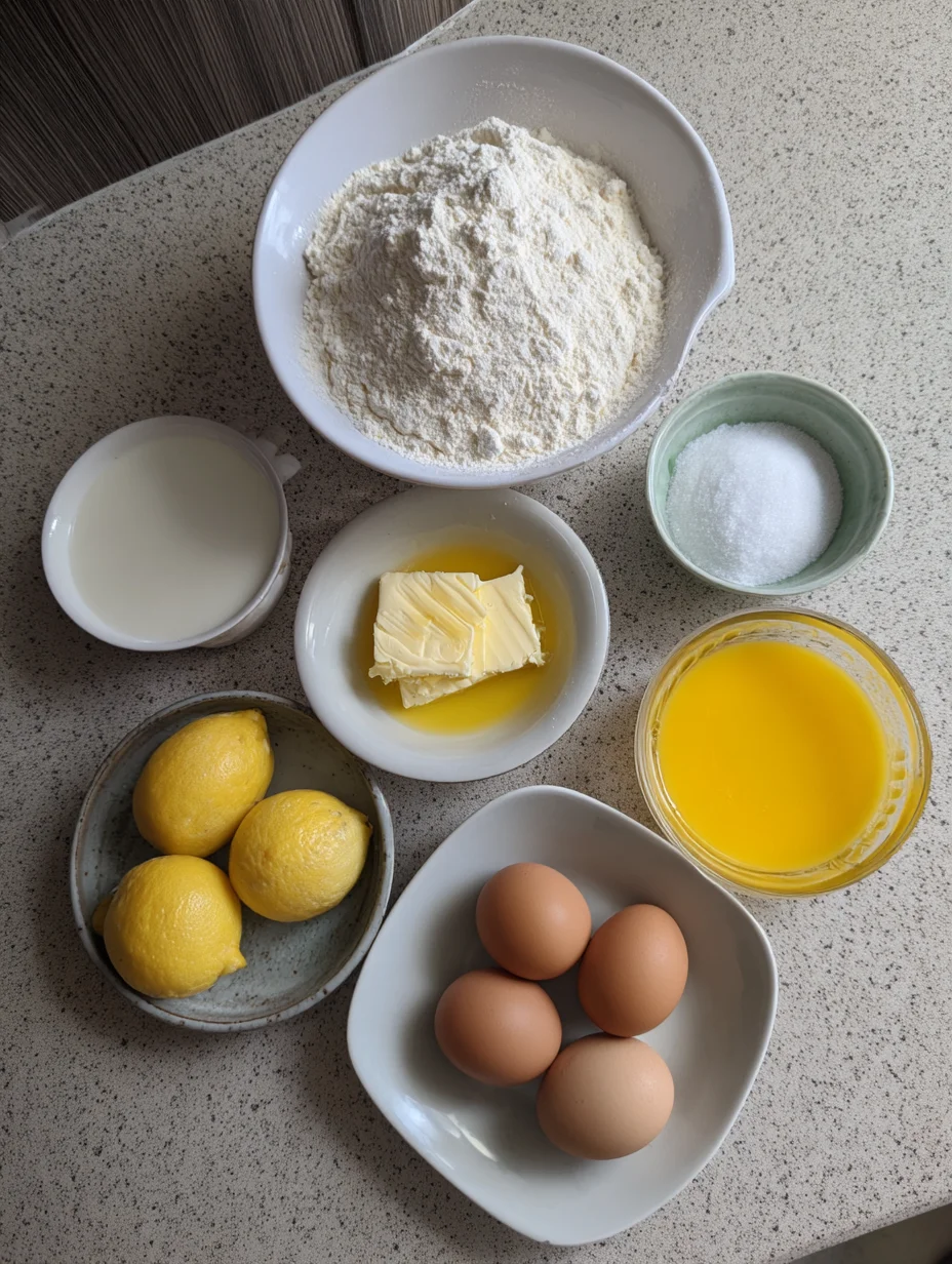Lemon Crinkle Cookies