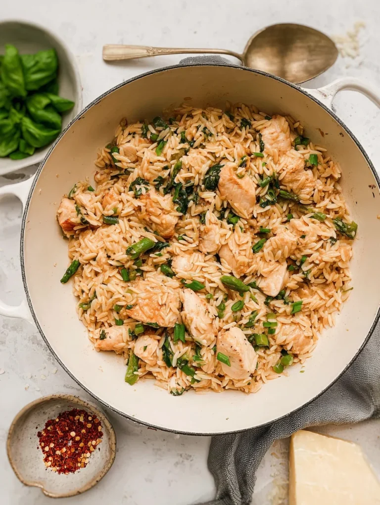 One Pot Chicken Orzo
