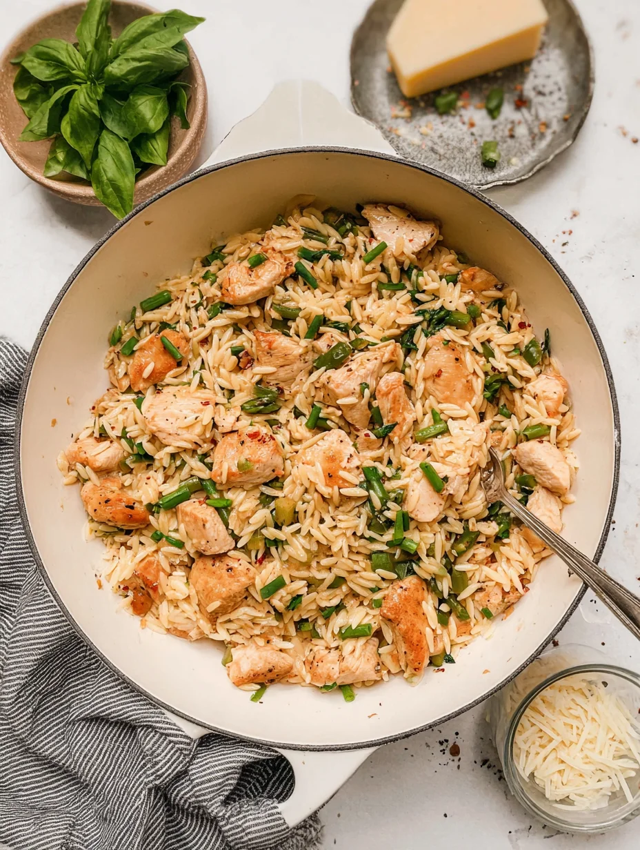 One Pot Chicken Orzo