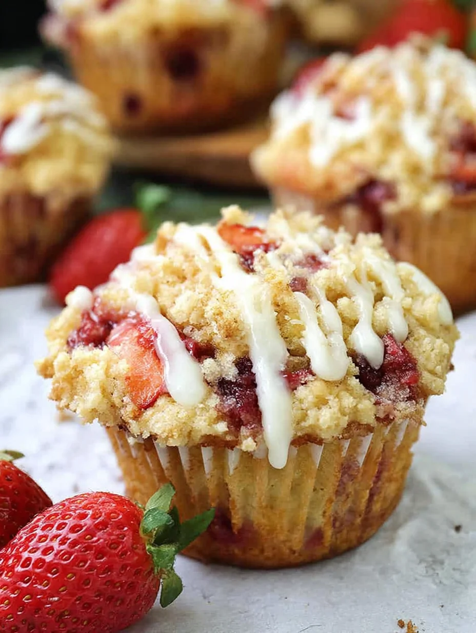 Strawberry Cream Cheese Muffins