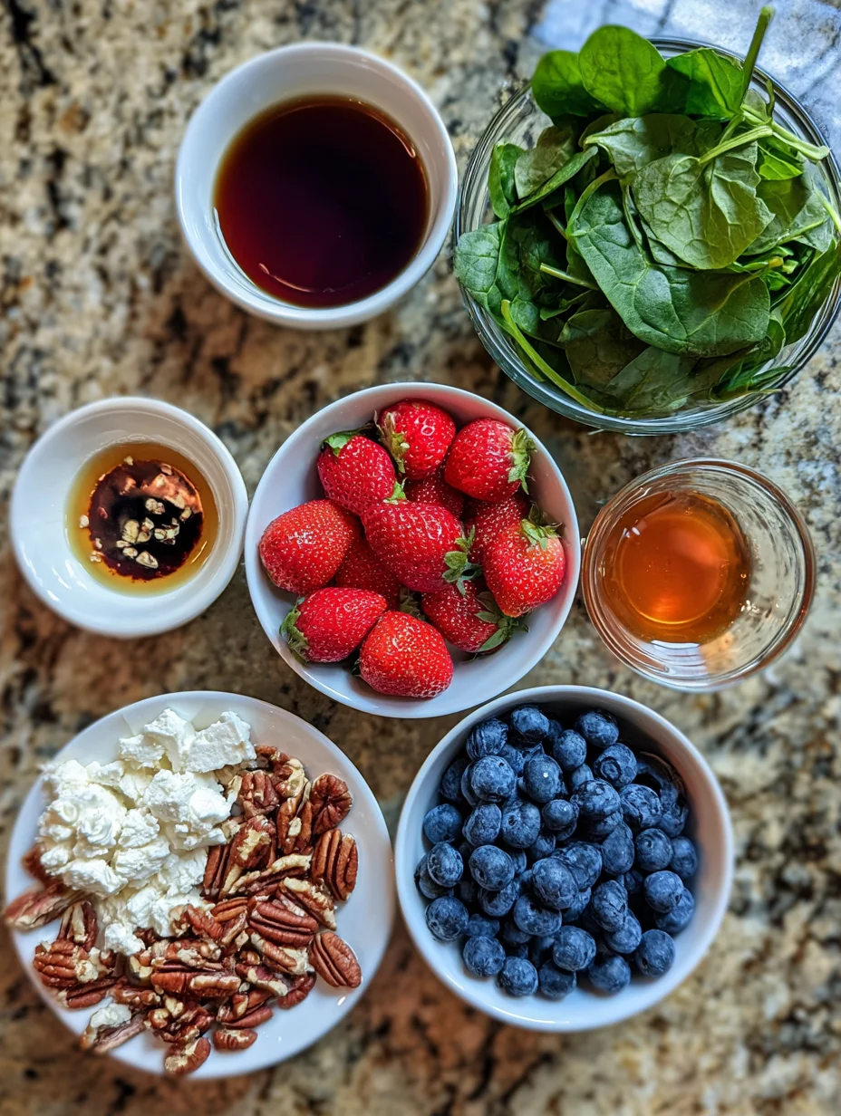 Strawberry Spinach Salad