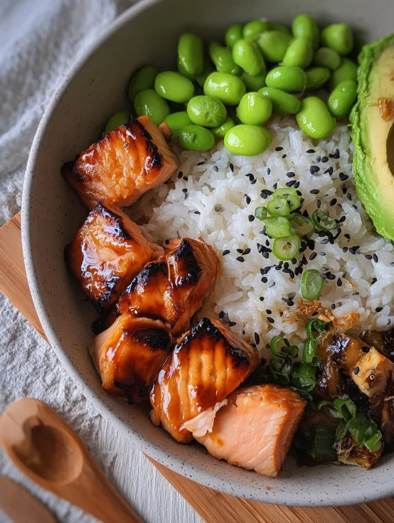 Teriyaki Salmon Sushi Bowl