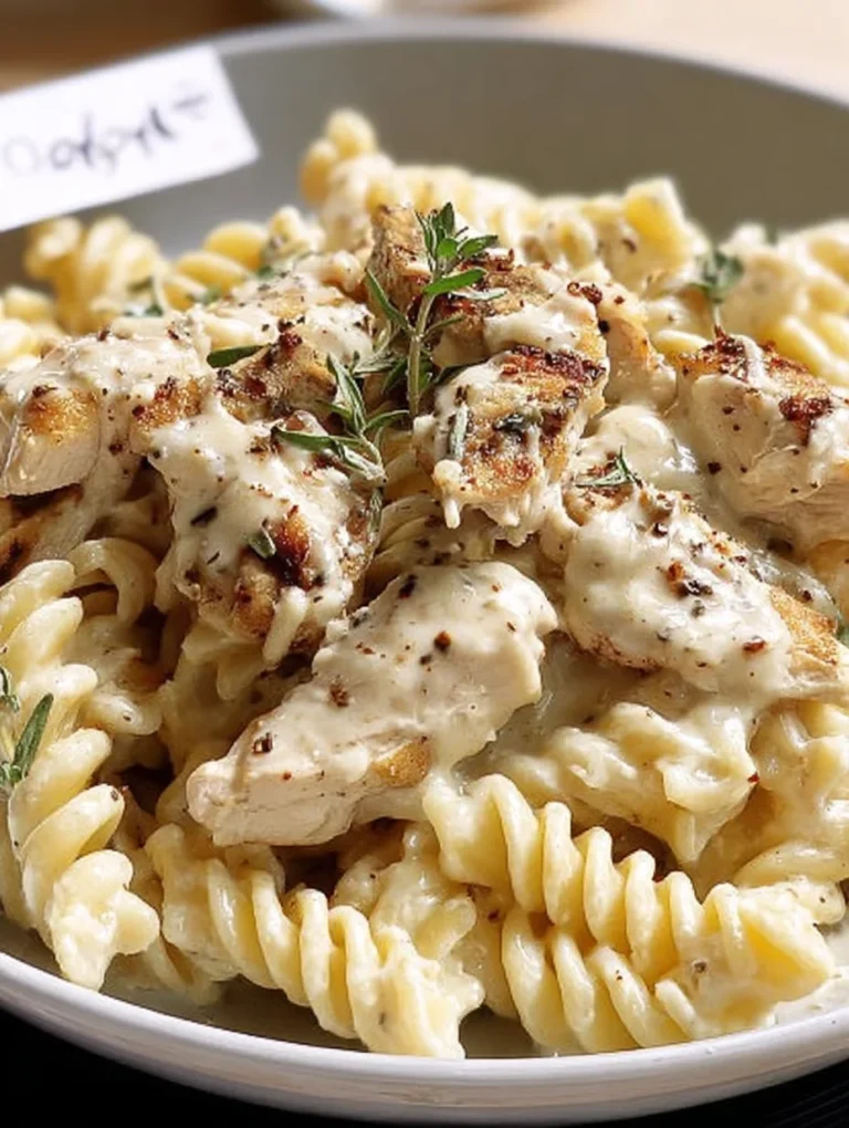 White Cheddar Chicken Pasta