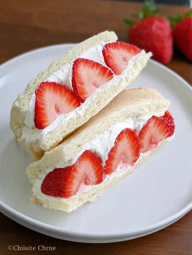4-ingredient Strawberry Sando