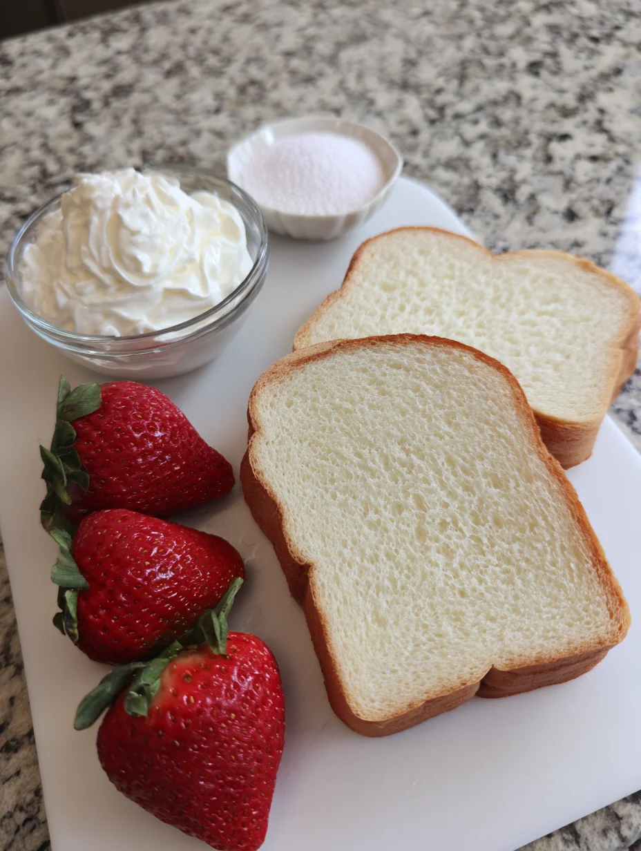 4-ingredient Strawberry Sando
