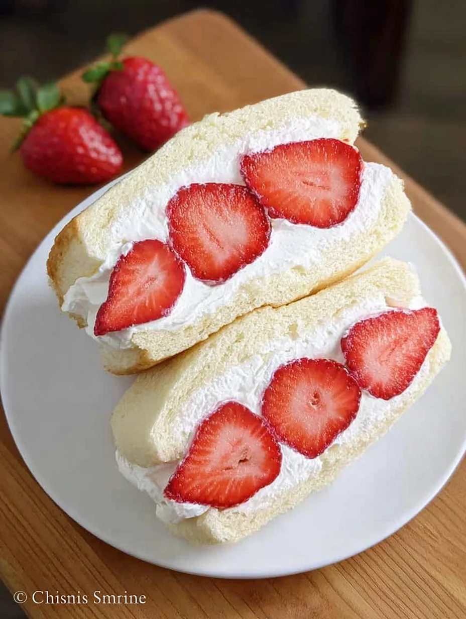 4-ingredient Strawberry Sando