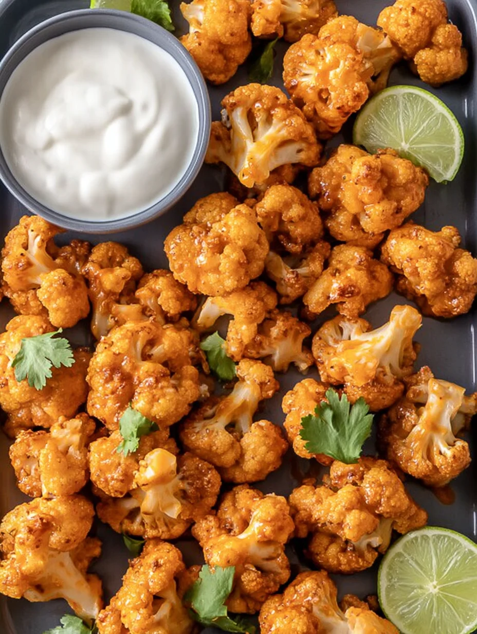Air Fryer Buffalo Cauliflower