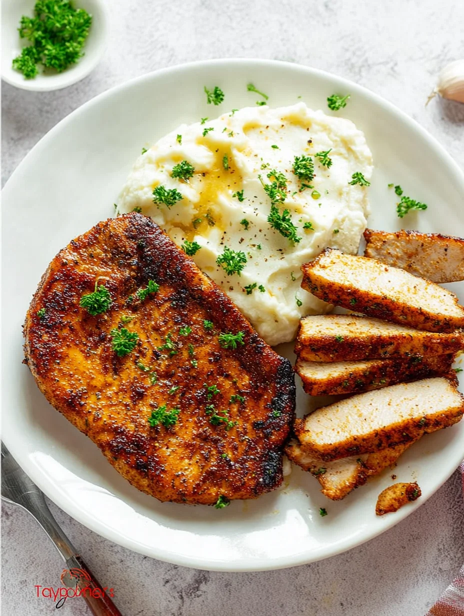 Air Fryer Pork Chops - No Breading