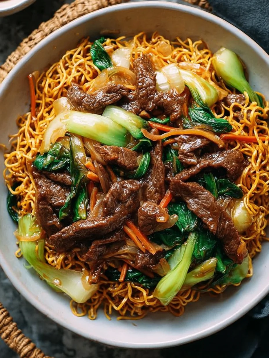 Beef Pan-Fried Noodles