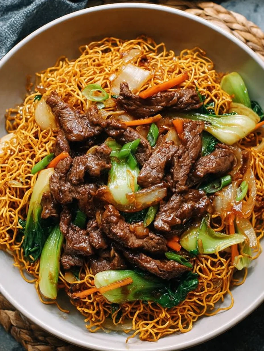 Beef Pan-Fried Noodles