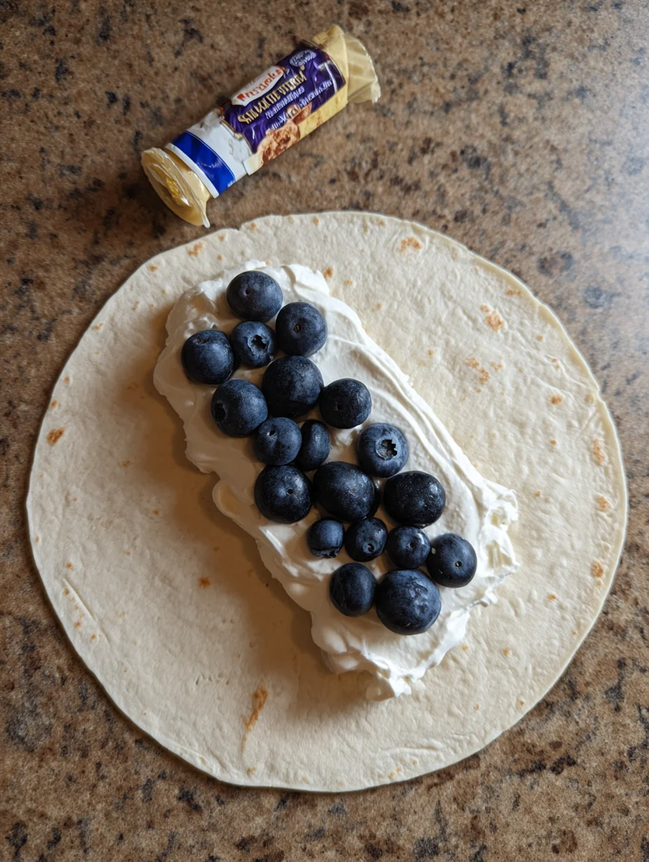 Blueberry Breakfast Quesadilla