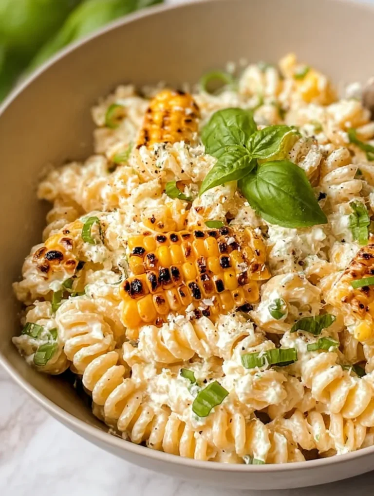 Creamy Street Corn Pasta Salad