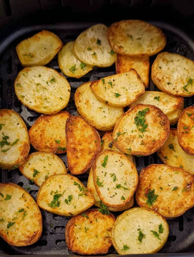 Crispy Air Fryer Sliced Potatoes