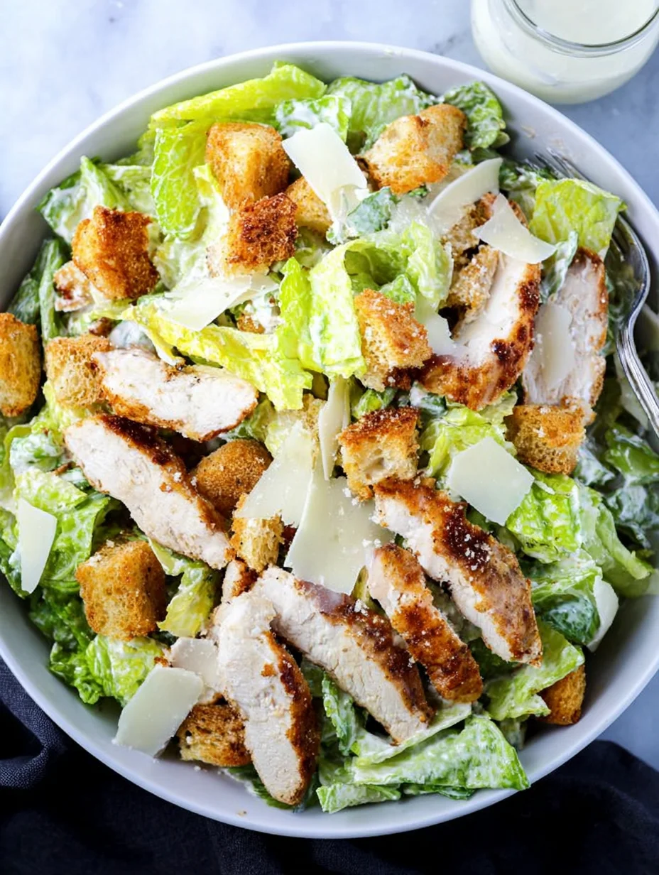 Crispy Chicken Caesar Salad