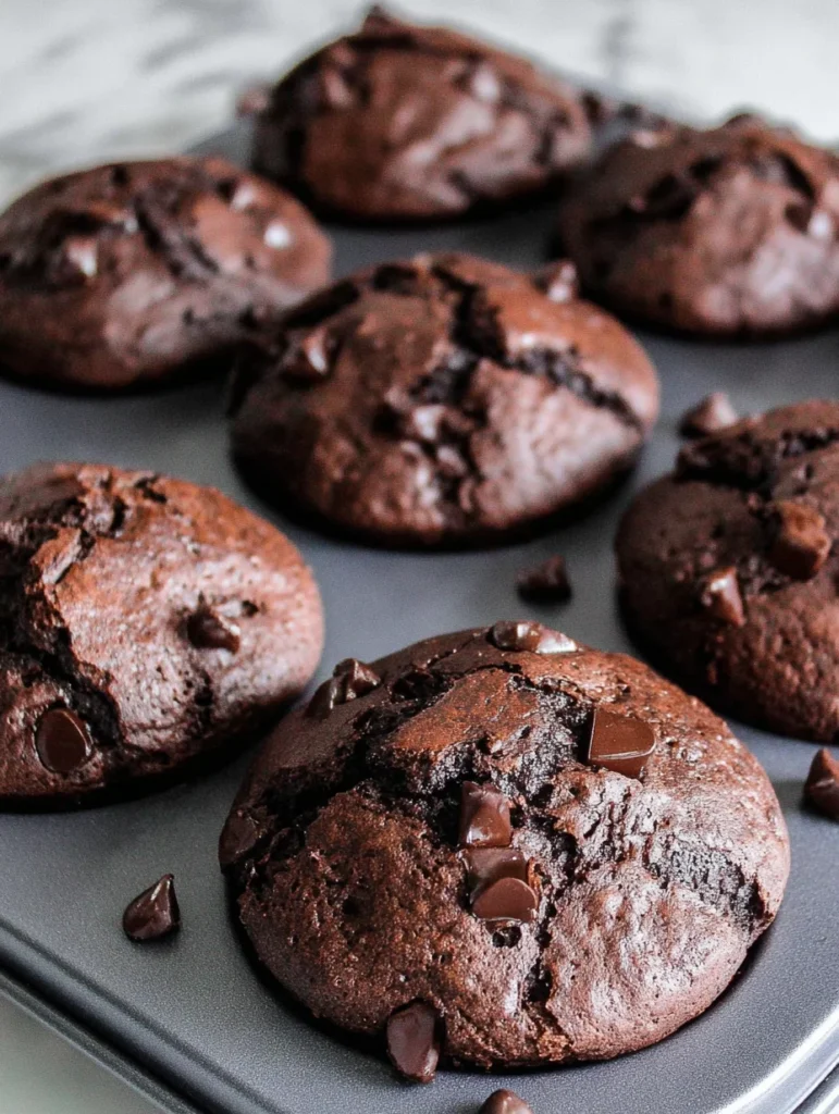Double Chocolate Chip Muffins