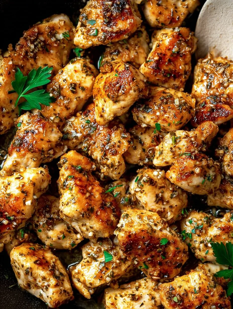 Garlic Butter Chicken Bites