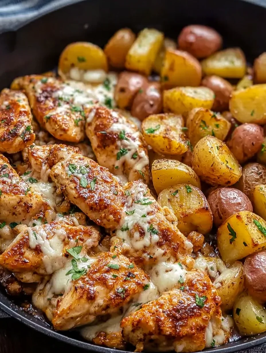 Garlic Parmesan Chicken and Potatoes