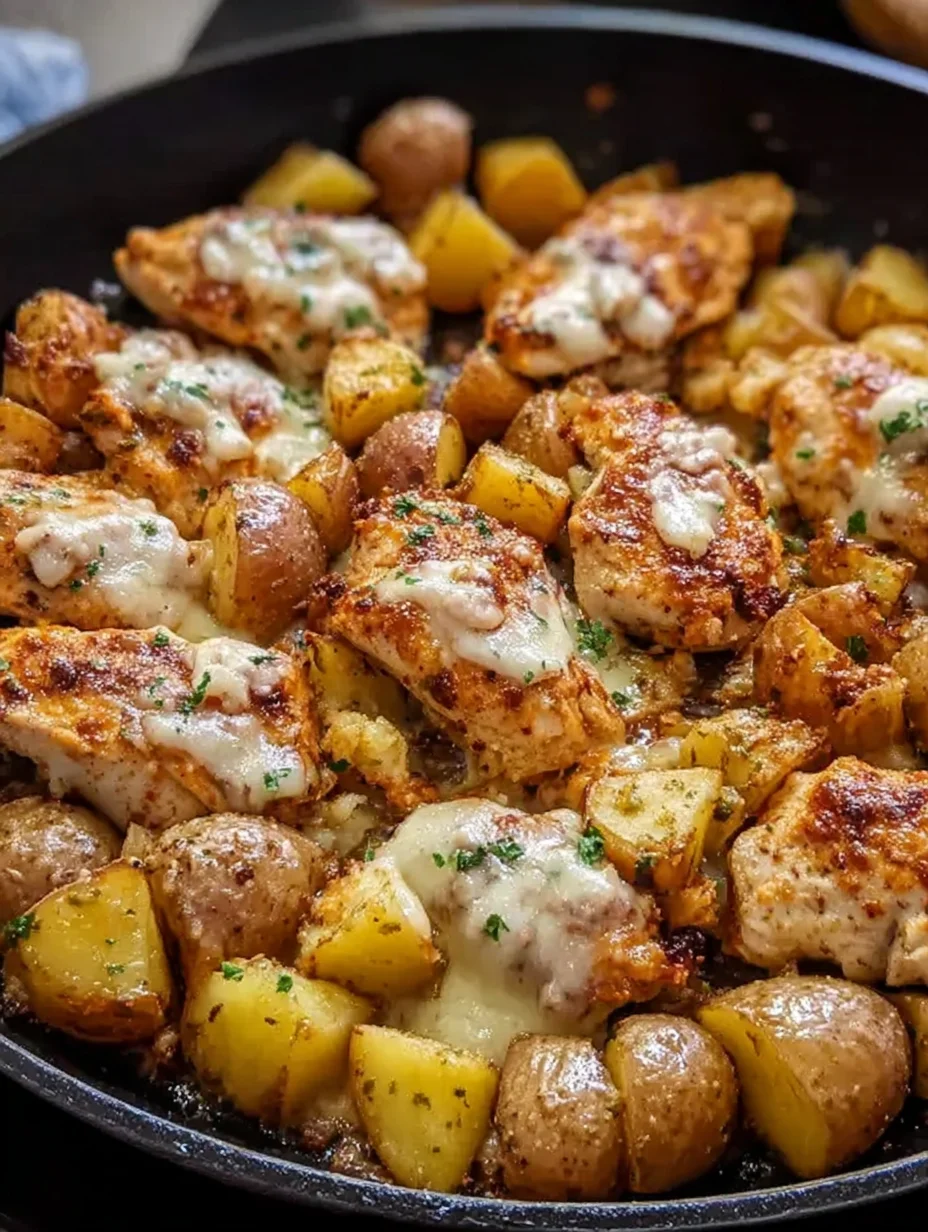 Garlic Parmesan Chicken and Potatoes