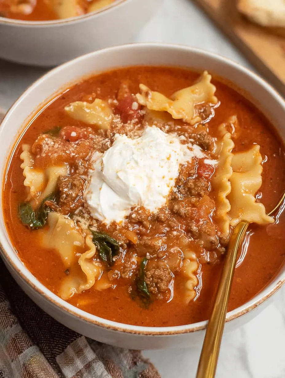 Gluten Free Lasagna Soup