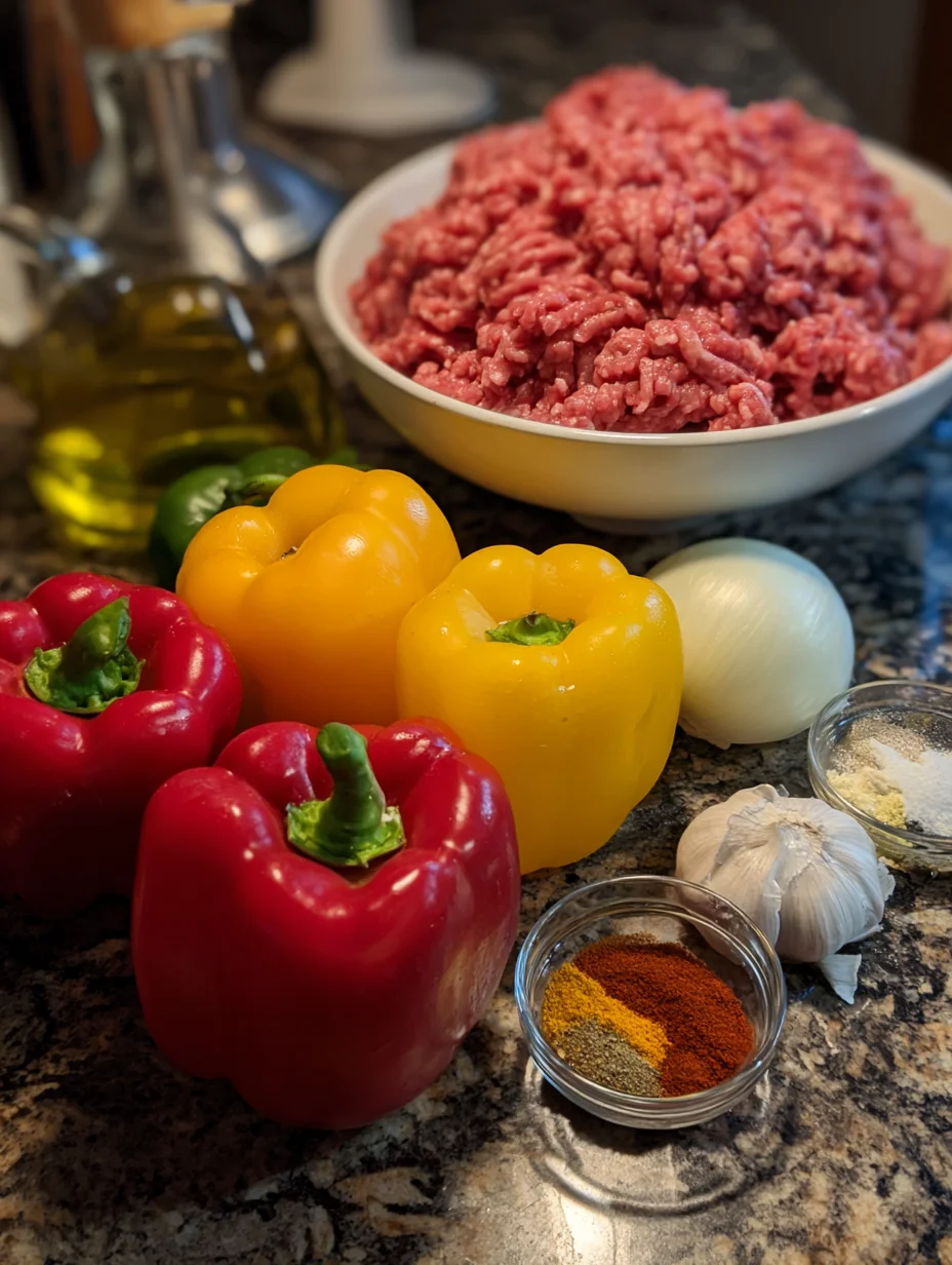 Ground Turkey and Peppers