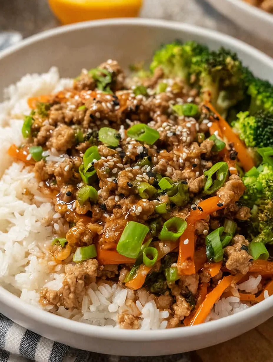 Ground Turkey Teriyaki Stir Fry