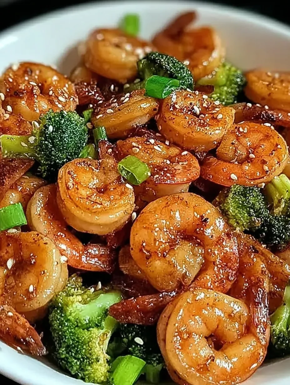 High-Protein Honey Garlic Shrimp
