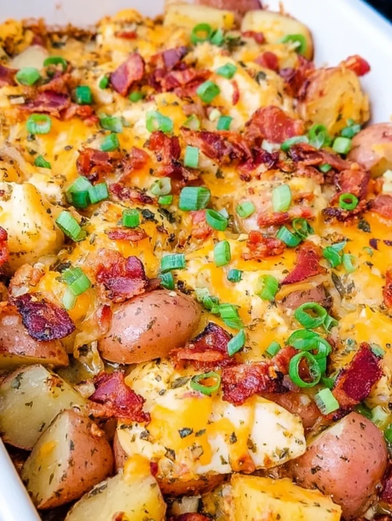 Loaded Chicken and Potato Casserole