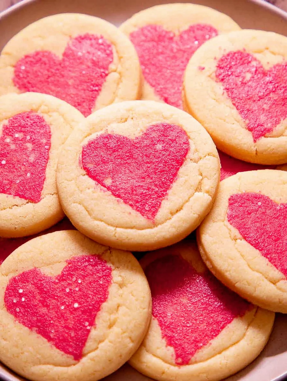 Slice and Bake Valentine's Day Cookies