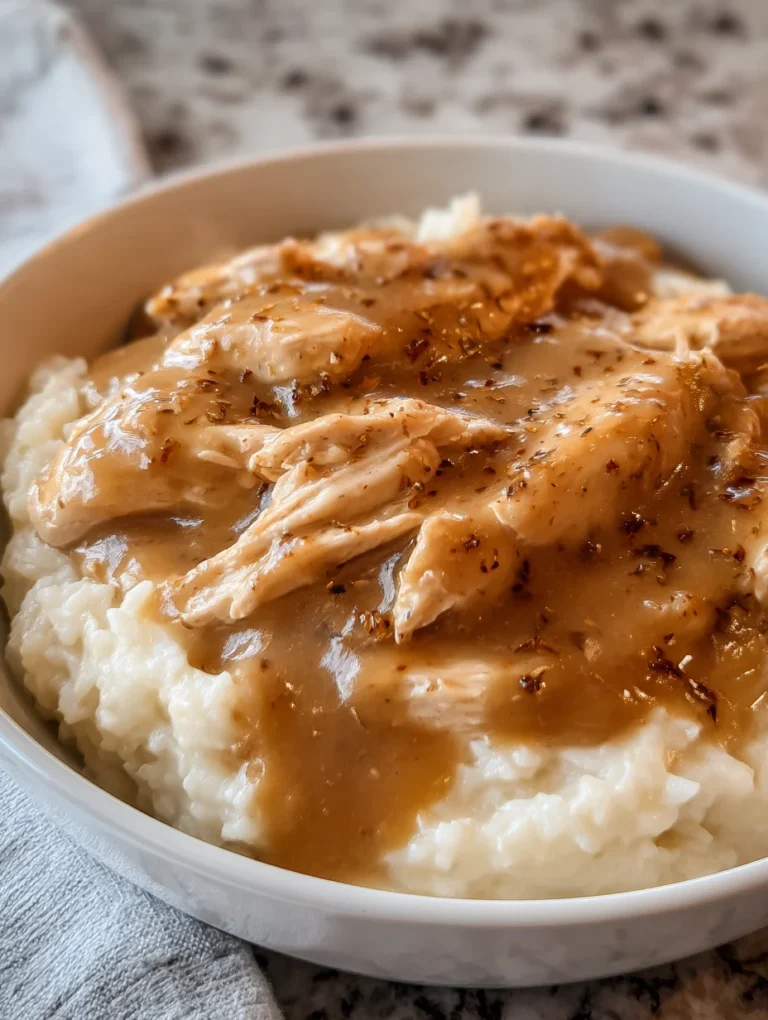 Slow Cooker Chicken and Gravy