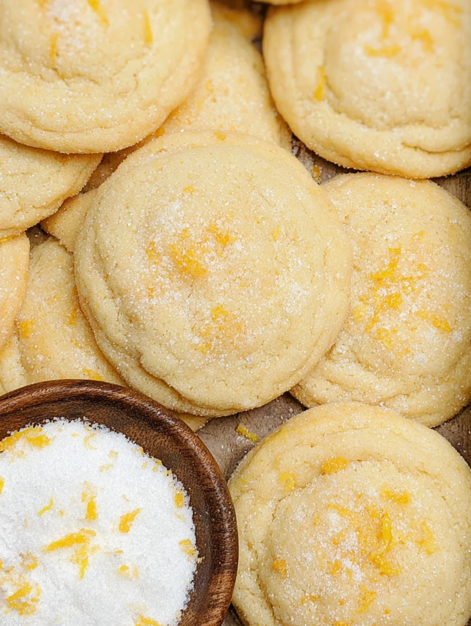 Soft & Chewy Lemon Cookies