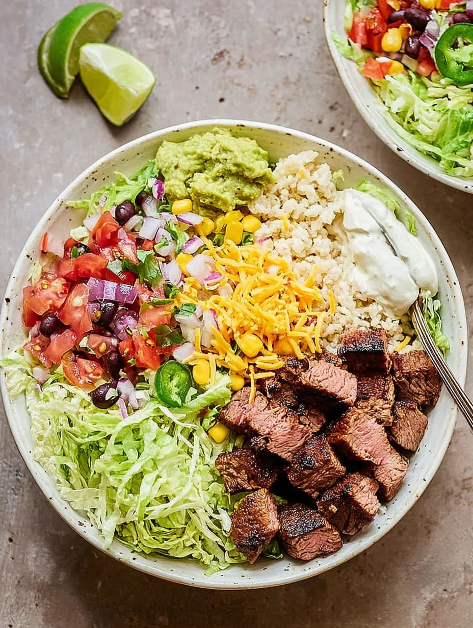 Steak Burrito Bowls