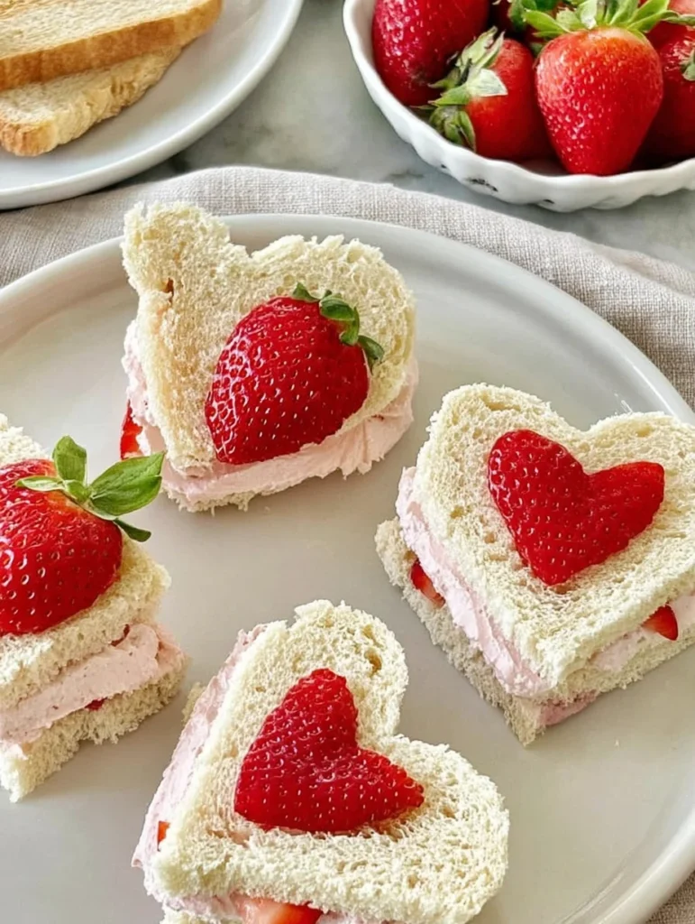 Strawberry Tea Sandwiches